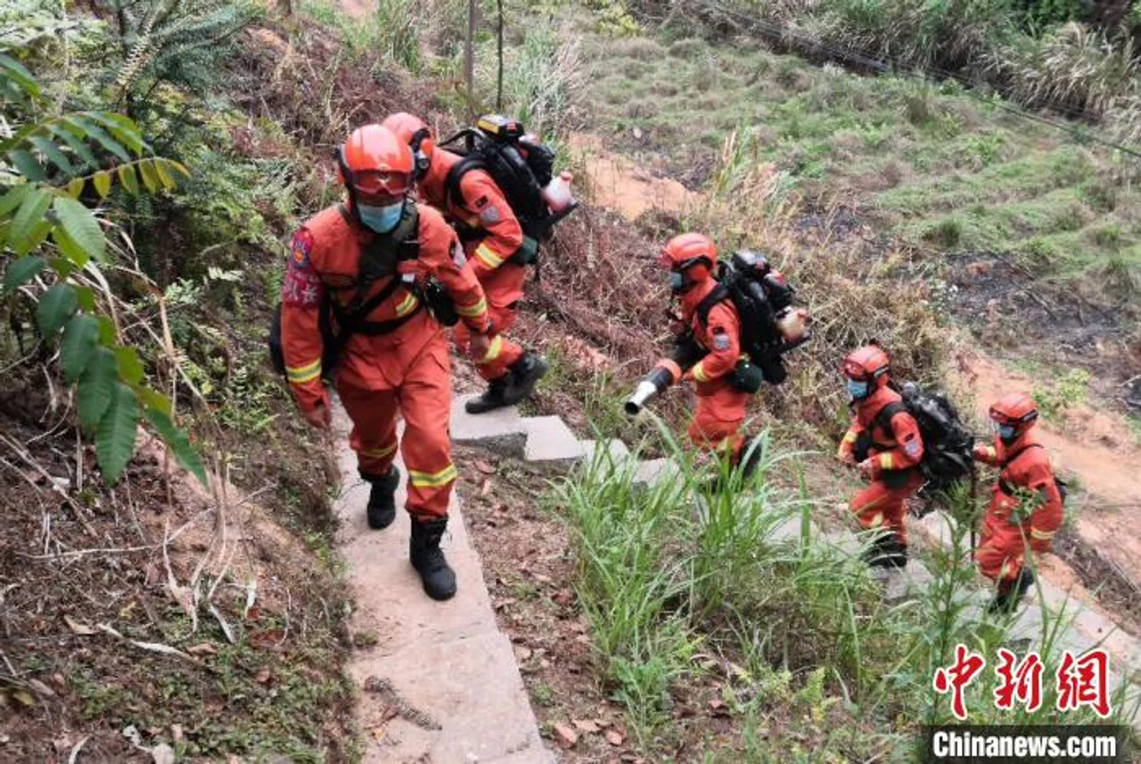 清明假期 森林消防指战员全时在岗护平安