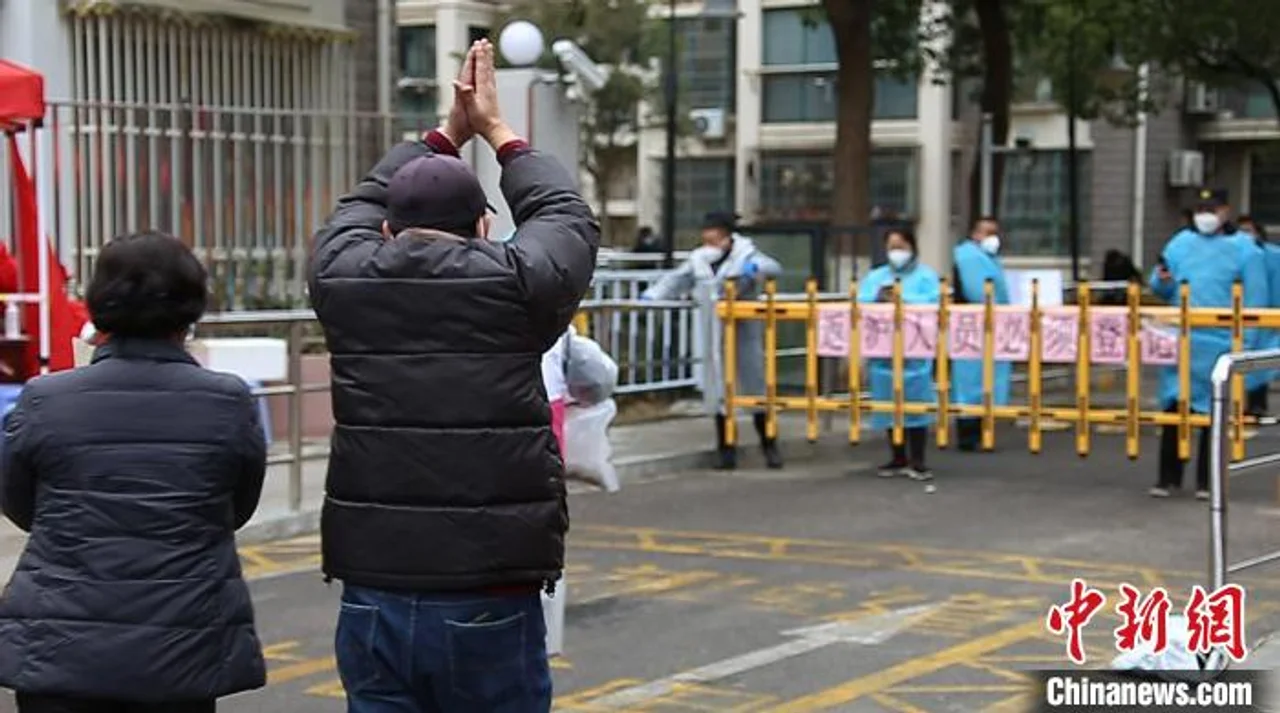 直击上海一中风险小区 市民:在家待着就是最大的贡献