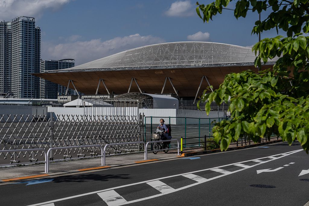 日本东京奥运比赛场馆建设持续中
