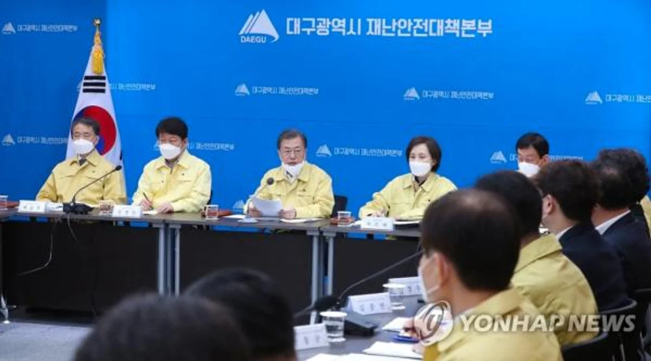 韩国总统赴大邱:总理今起在大邱指挥,本周内防控要有转折点