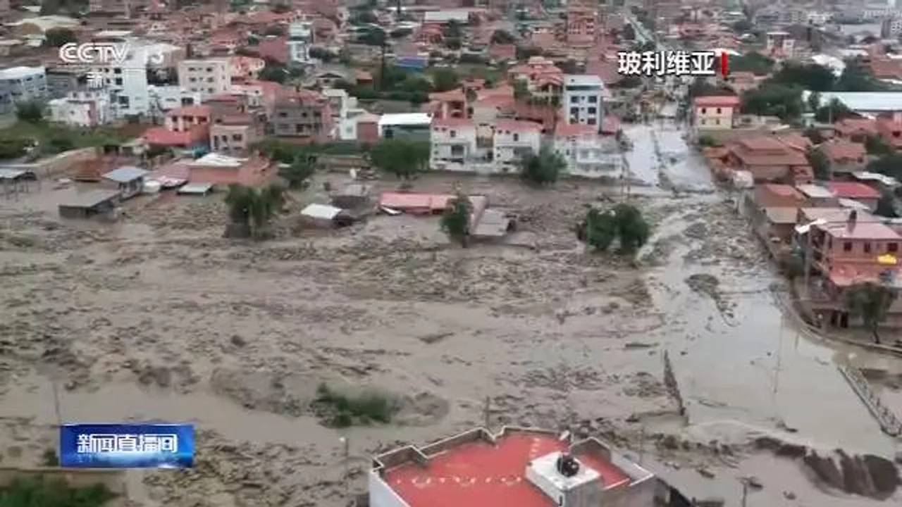 南美洲持续降雨导致洪灾 基础设施受损