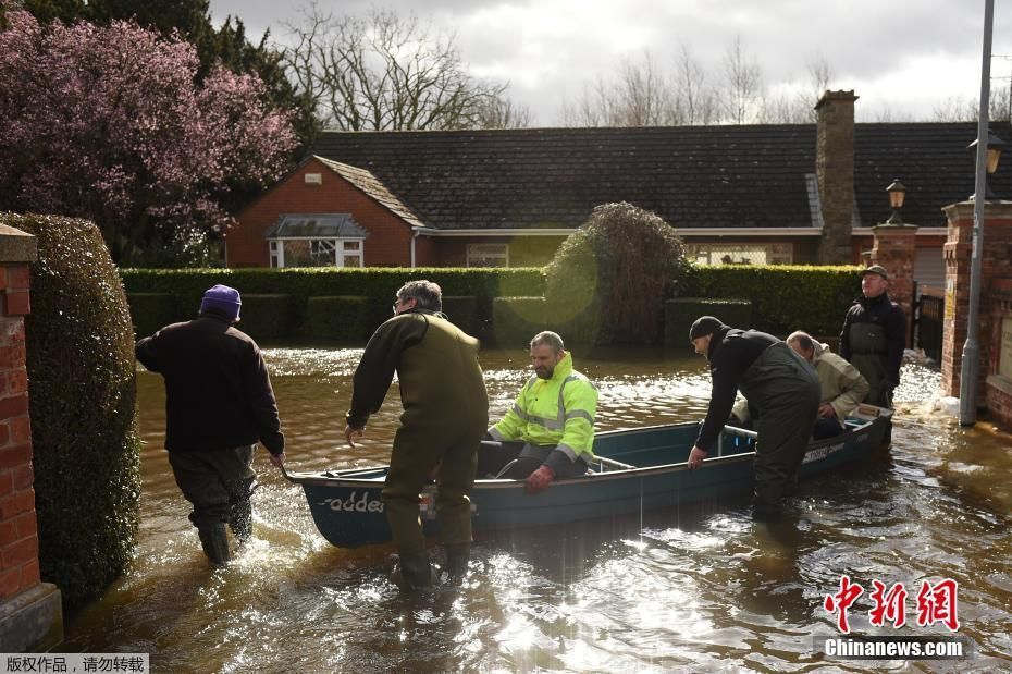 多轮暴风雨接连来袭 英国打破2月份最潮湿纪录