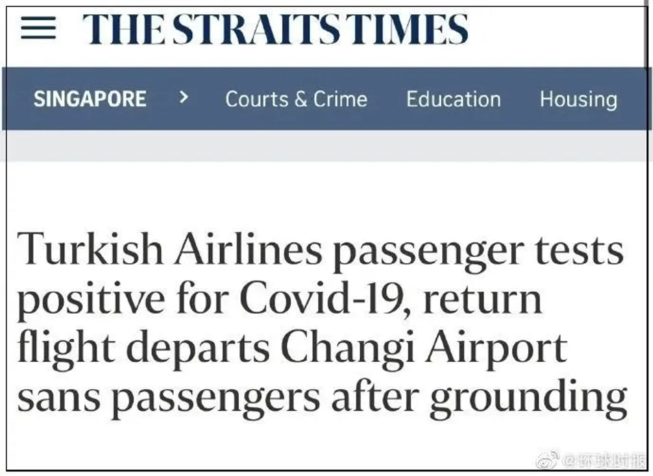 新加坡发现一新增确诊病例,来自一个关键国家……