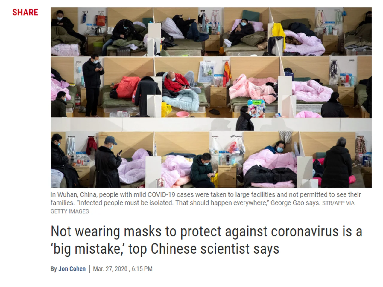 高福终于把美国防疫中的这个“大错误”给指出来了!