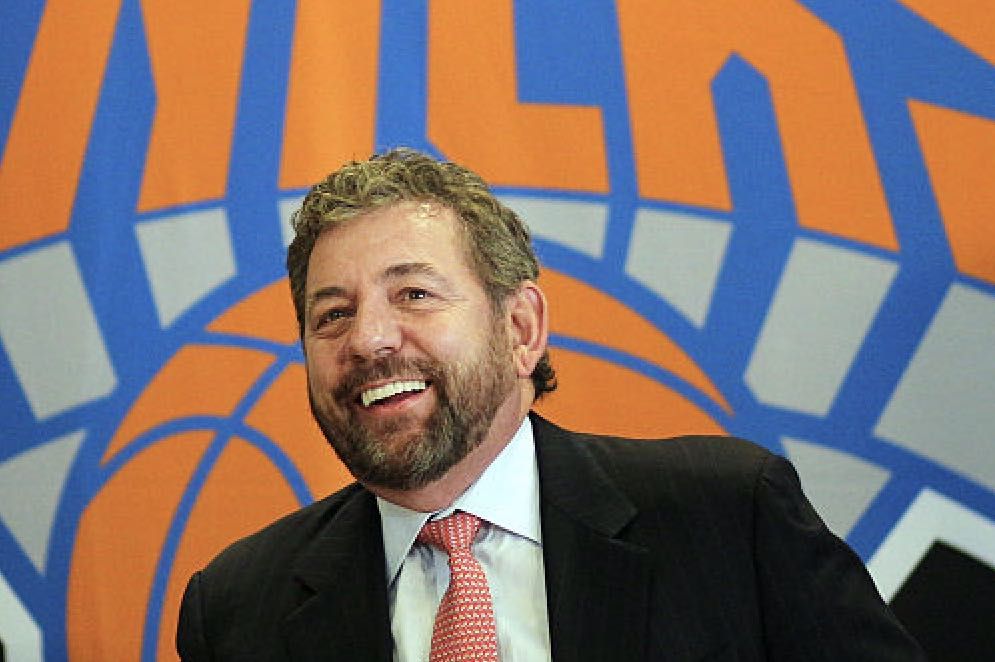 美职篮NBA纽约尼克斯队老板詹姆斯·多兰新冠病毒检测为阳性