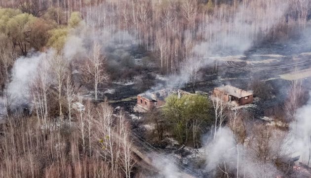 切尔诺贝利火灾持续 乌克兰出动2500人灭火