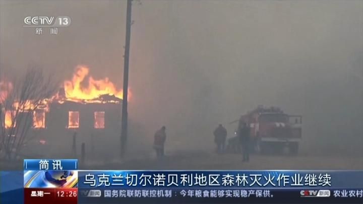 切尔诺贝利禁区火灾烧毁上万公顷森林 2人被捕