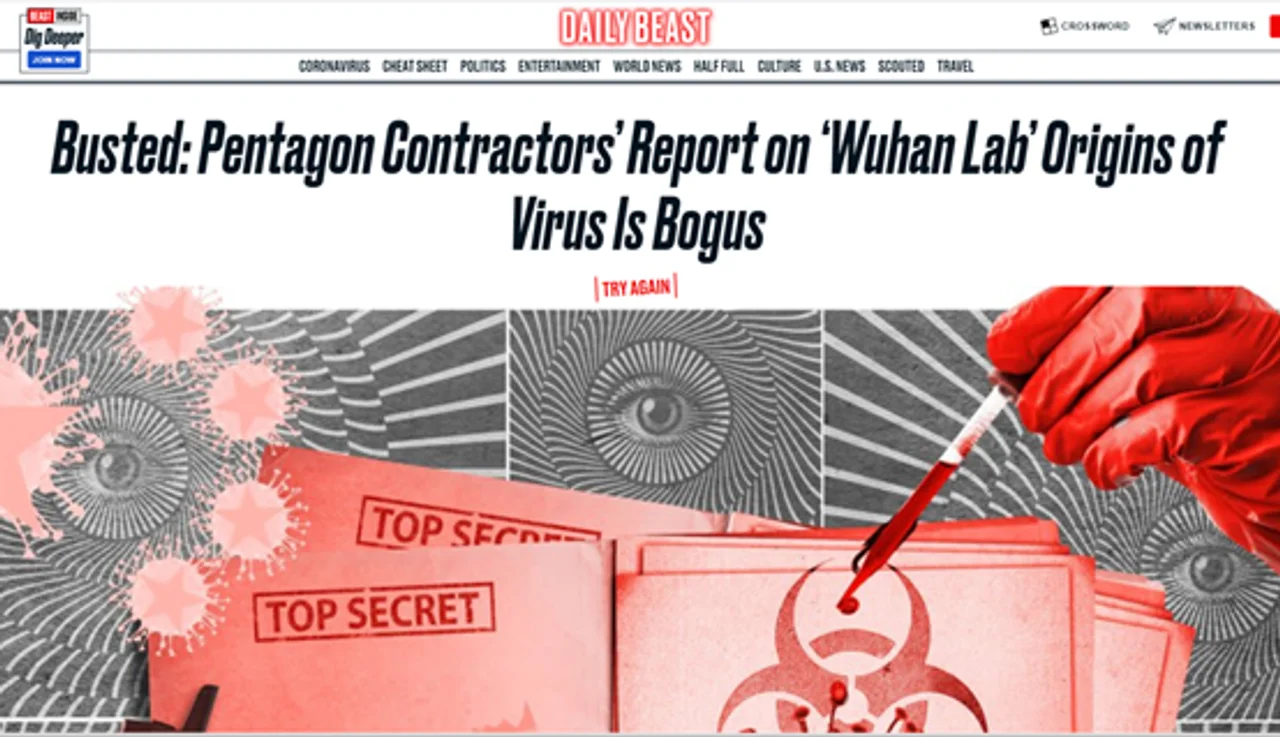 特朗普手中的中国泄露病毒“核心证据”公布,笑掉美媒大牙