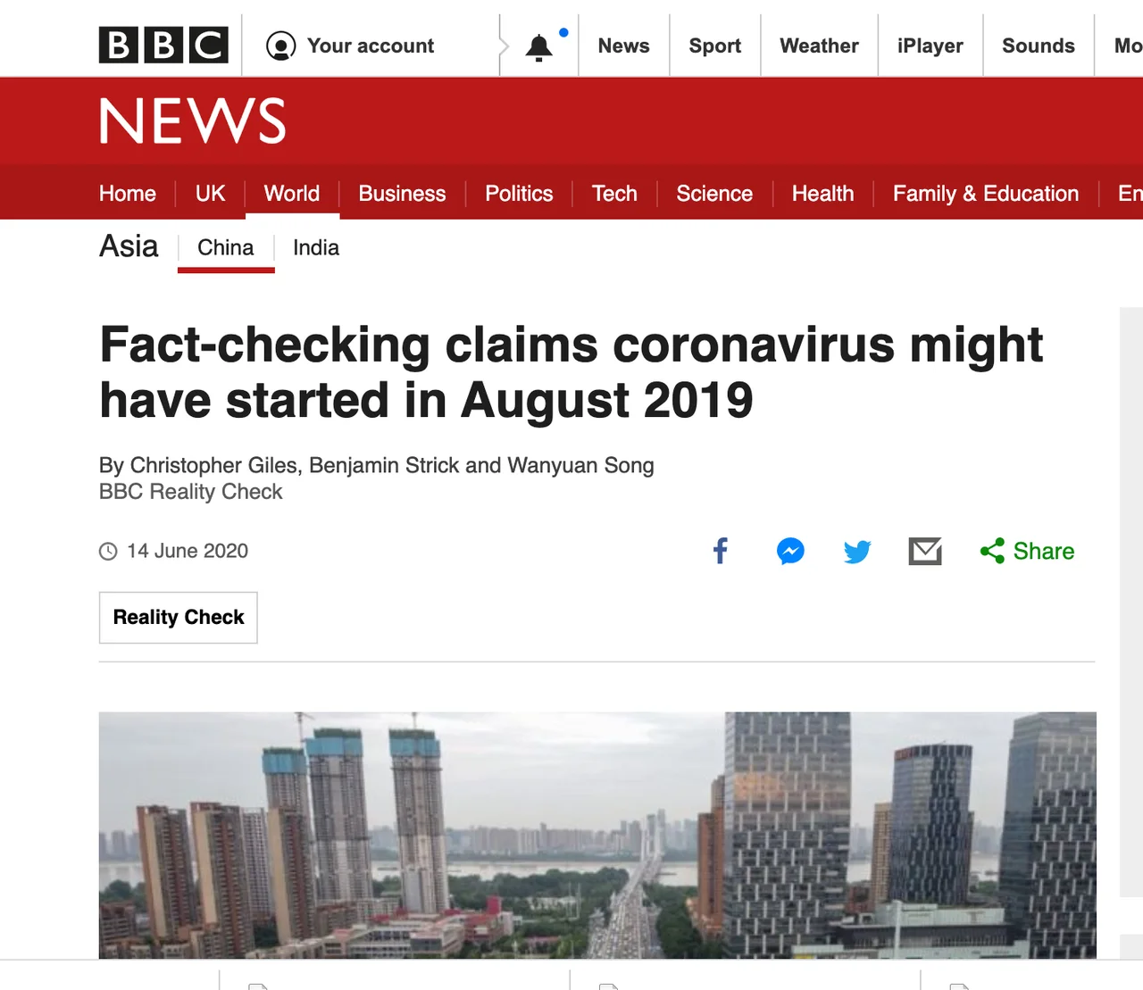 BBC对哈佛论文作了“事实核查”