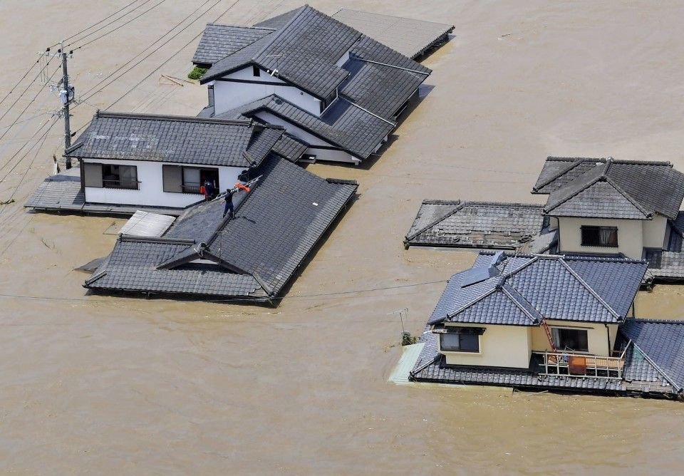 日本熊本县持续暴雨 已致5人死亡16人心肺停止