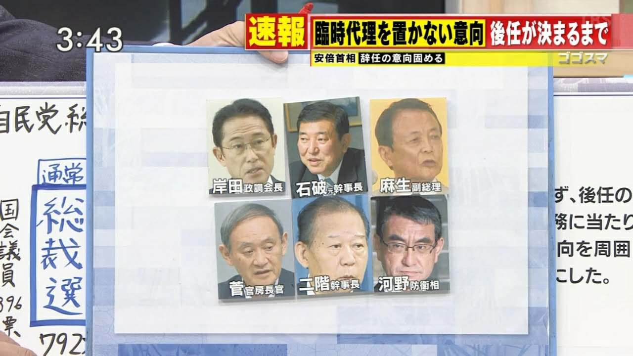 安倍之后，谁有可能继任？