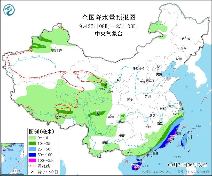 华南沿海及江南东部未来三天将有持续性强降雨