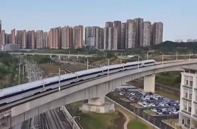 南珠高铁南玉段开通运营 广西实现“市市通高铁”