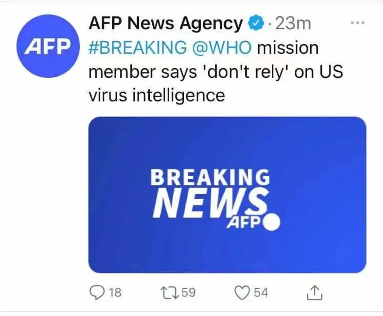 世卫专家回怼美国国务院!
