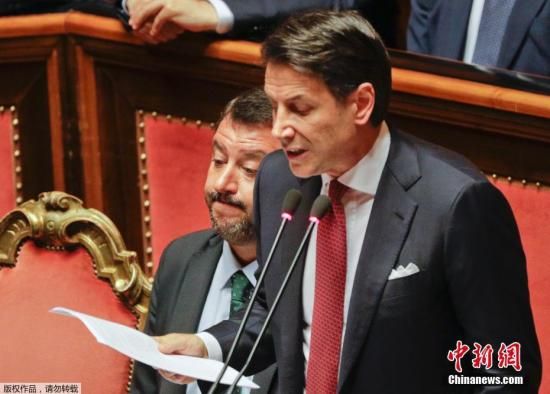 民调：意大利新政府组建后 总理孔特支持率不断攀升 