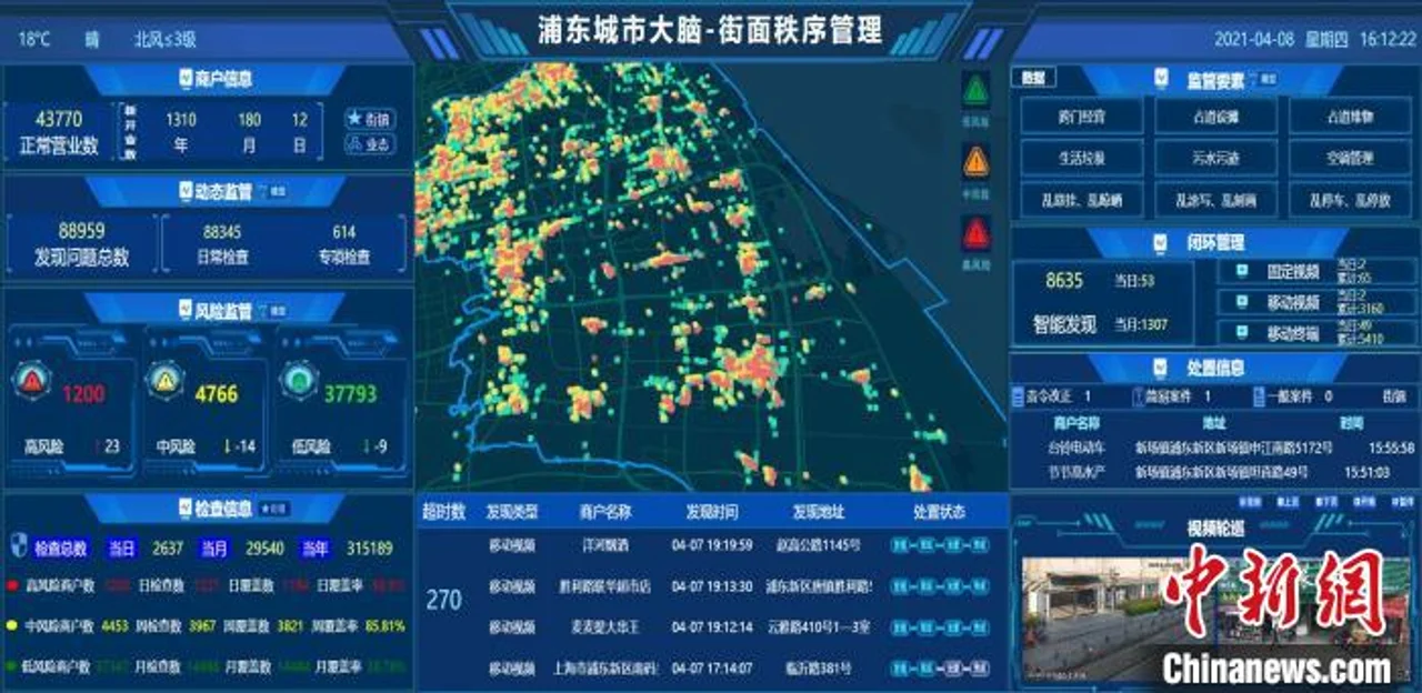 上海城市“智”理:“跨界”协作织就城市“安全网”