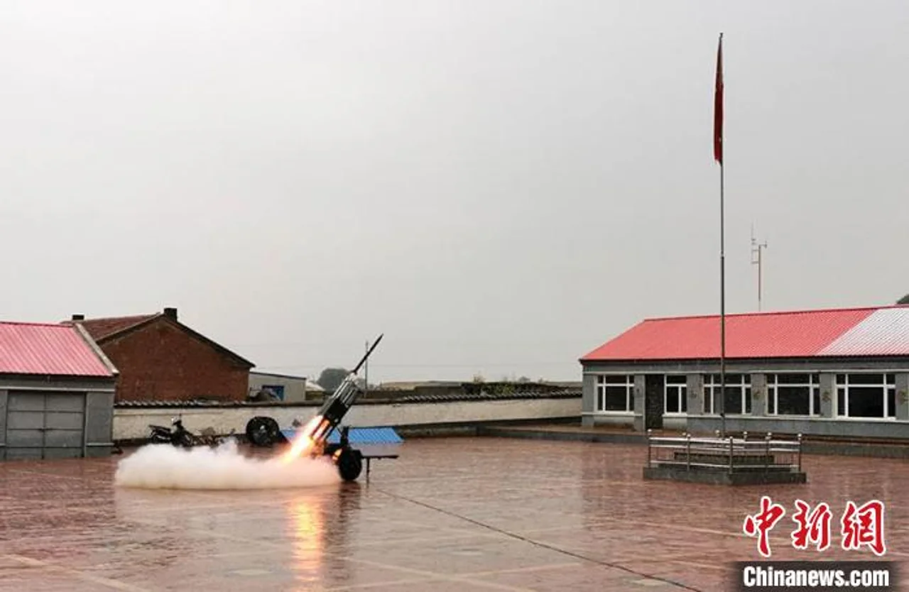 农业大省吉林借雷雨之势开展人工增雨保春耕