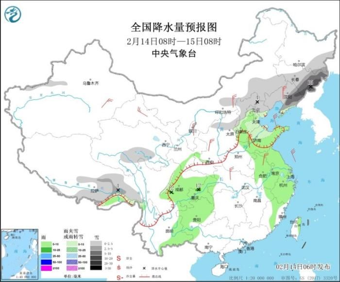 中东部地区将出现大风降温天气 华北黄淮等地有雾霾