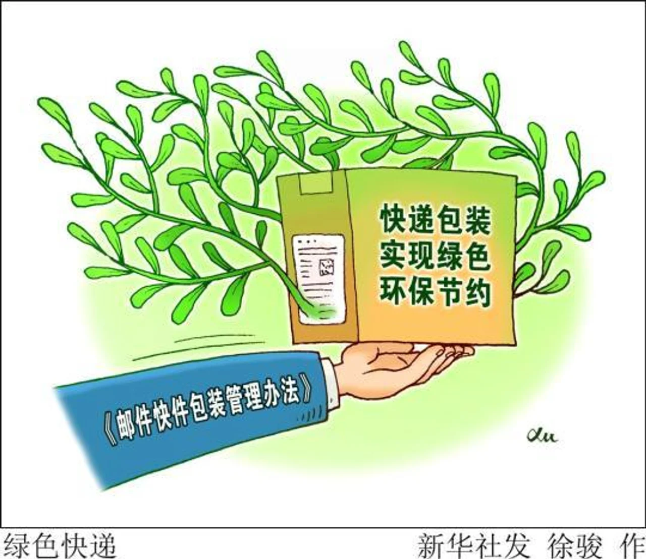 避免快递过度包装 防止污染环境