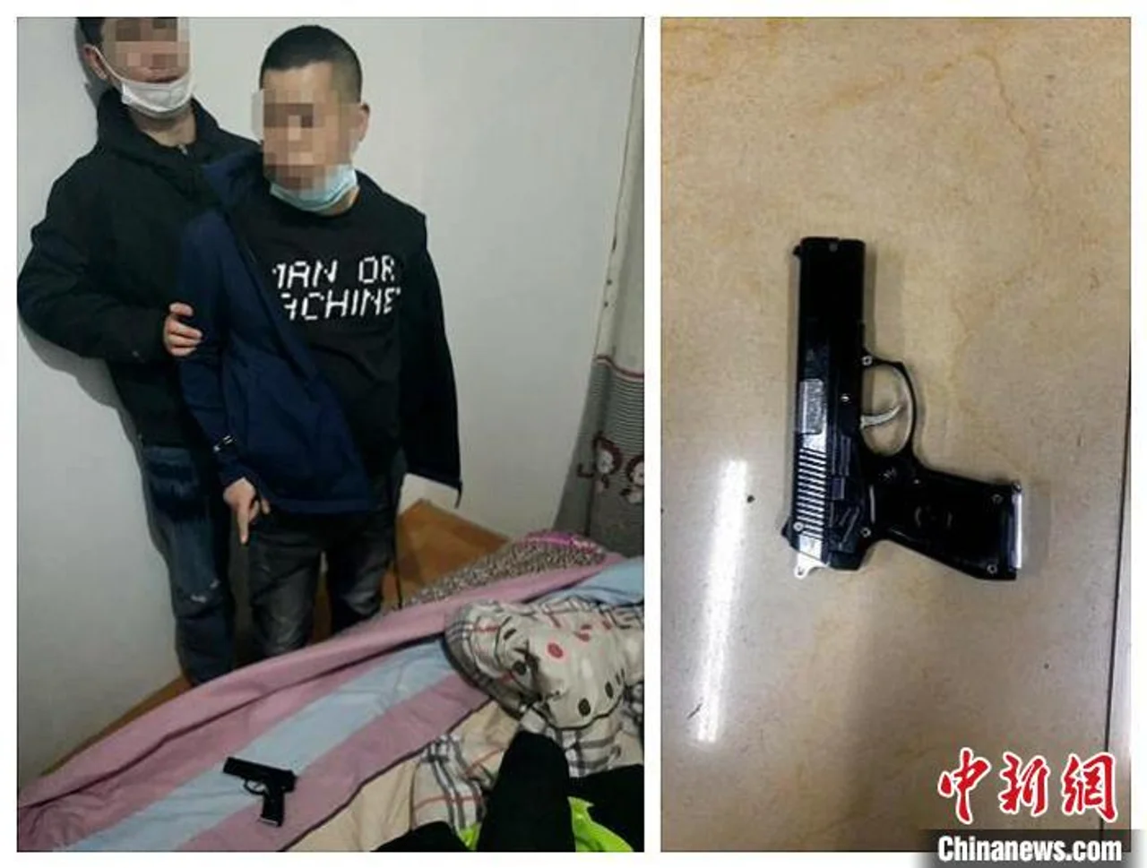 光天化日持“枪”抢劫超市 沈阳警方8小时破案