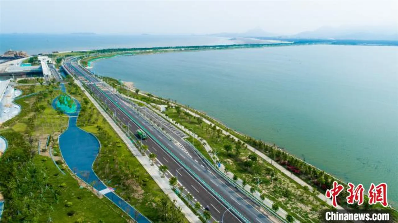 福州市首条园林景观式滨海公路正式通车