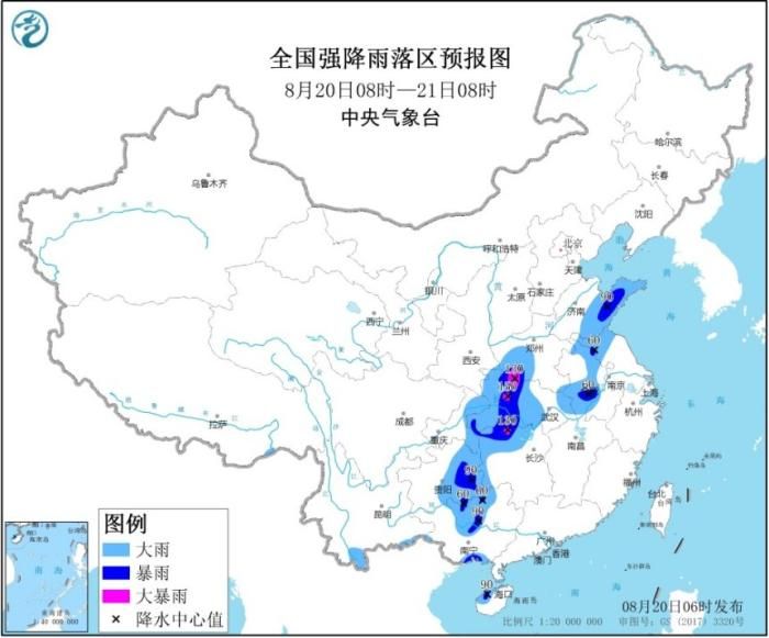 中央气象台发布暴雨黄色预警 湖南山东等地有大到暴雨