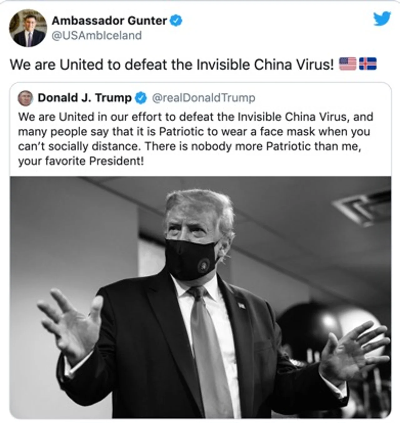 外媒:美驻冰岛大使转污名化中国的文章遭批