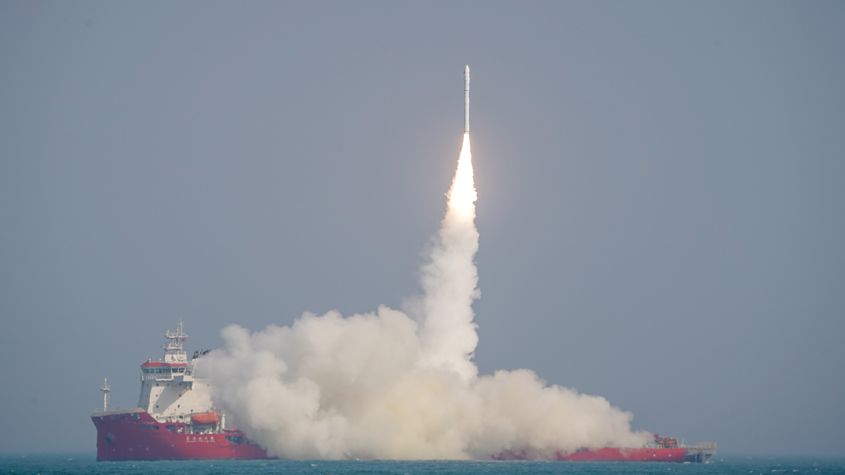 谷神星一号海射型遥五运载火箭发射成功