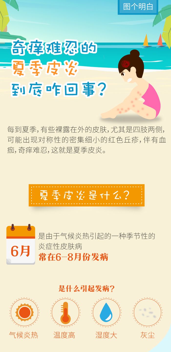 图个明白|奇痒难忍的夏季皮炎到底咋回事？