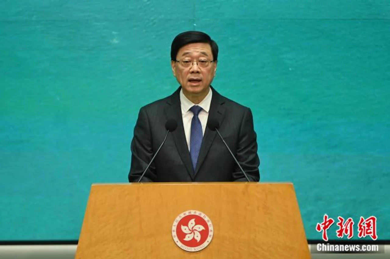 香港特首李家超:国际调解院落户将为香港带来多方面重大利益