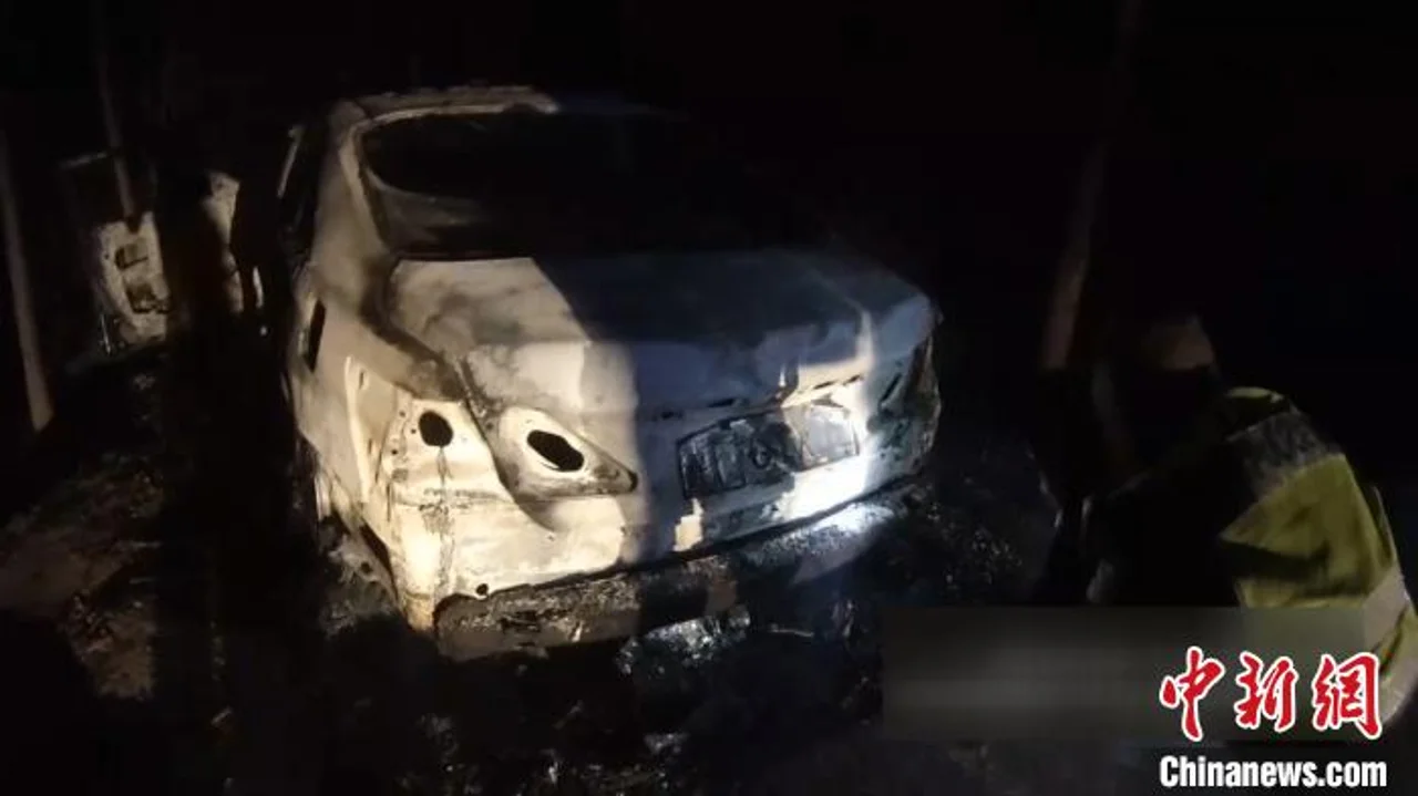 河北高阳破获一起肇事逃逸致人死亡焚车案