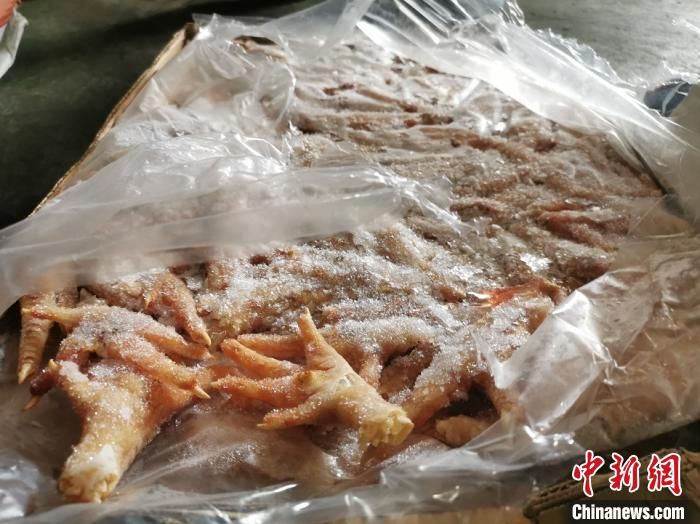 浙江台州警方查获数百吨走私冻品 部分来自动物疫区