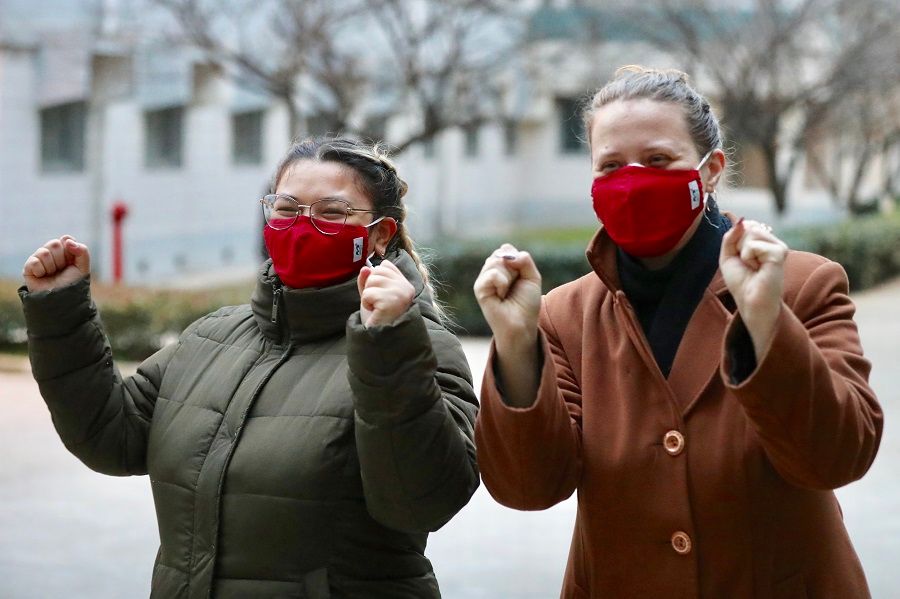 外国留学生谈疫情：“武汉，加油！”