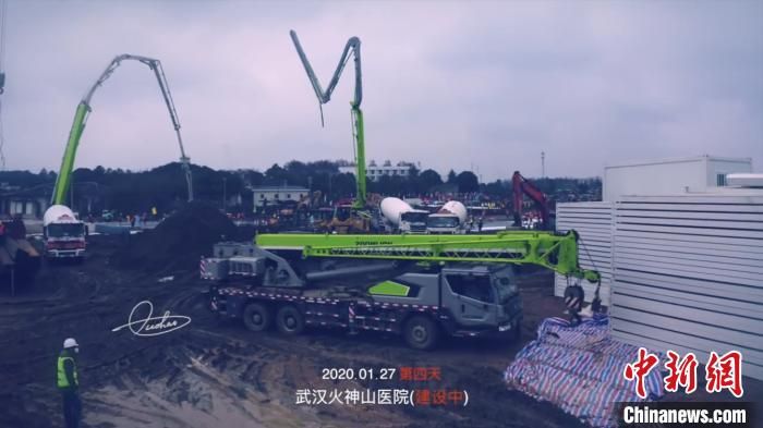 最美“逆行”建设者参建武汉火神山医院创造中国速度 