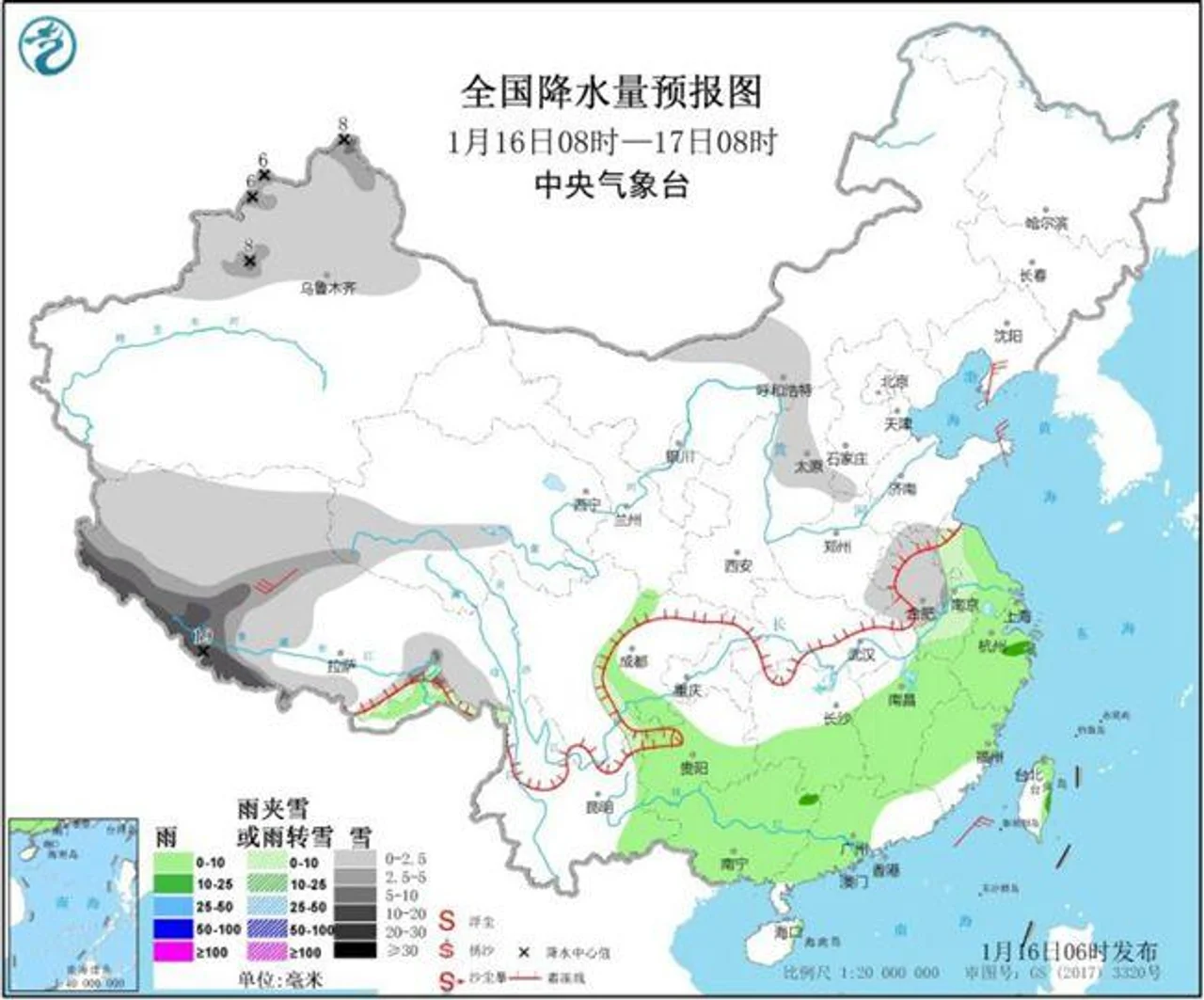 南方阴雨将持续 华北黄淮等地陷“霾伏”