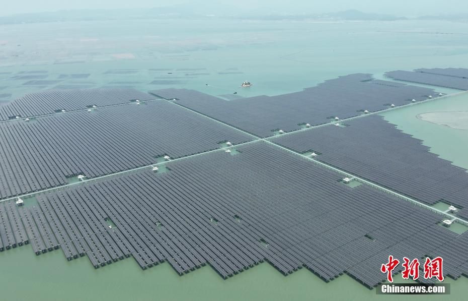 中国首个高风速海域海上光伏项目实现全容量并网
