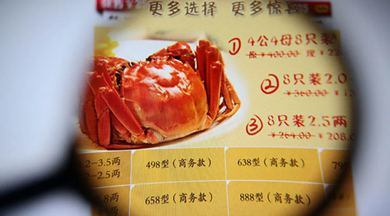 一只螃蟹也没卖 每张蟹券净赚100元