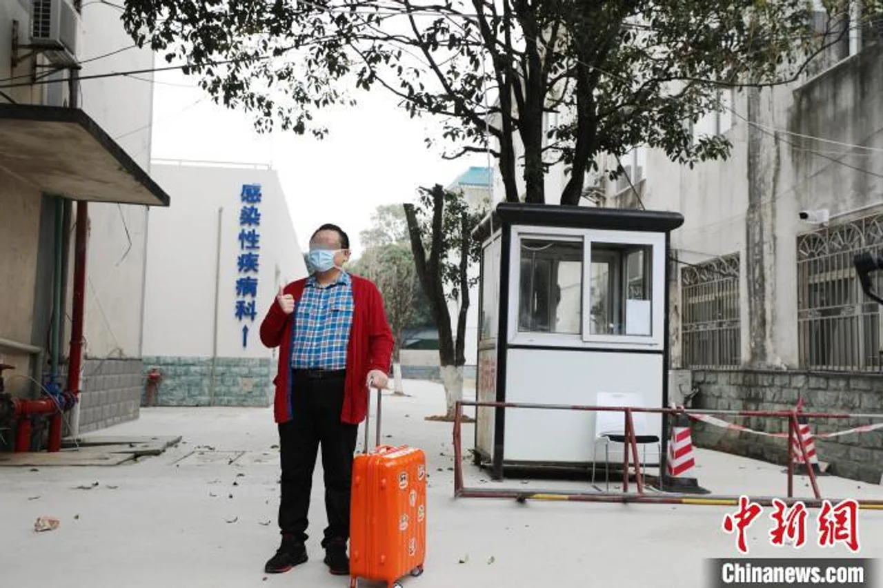 桂林收治首例新冠肺炎患者出院 曾一家五口确诊