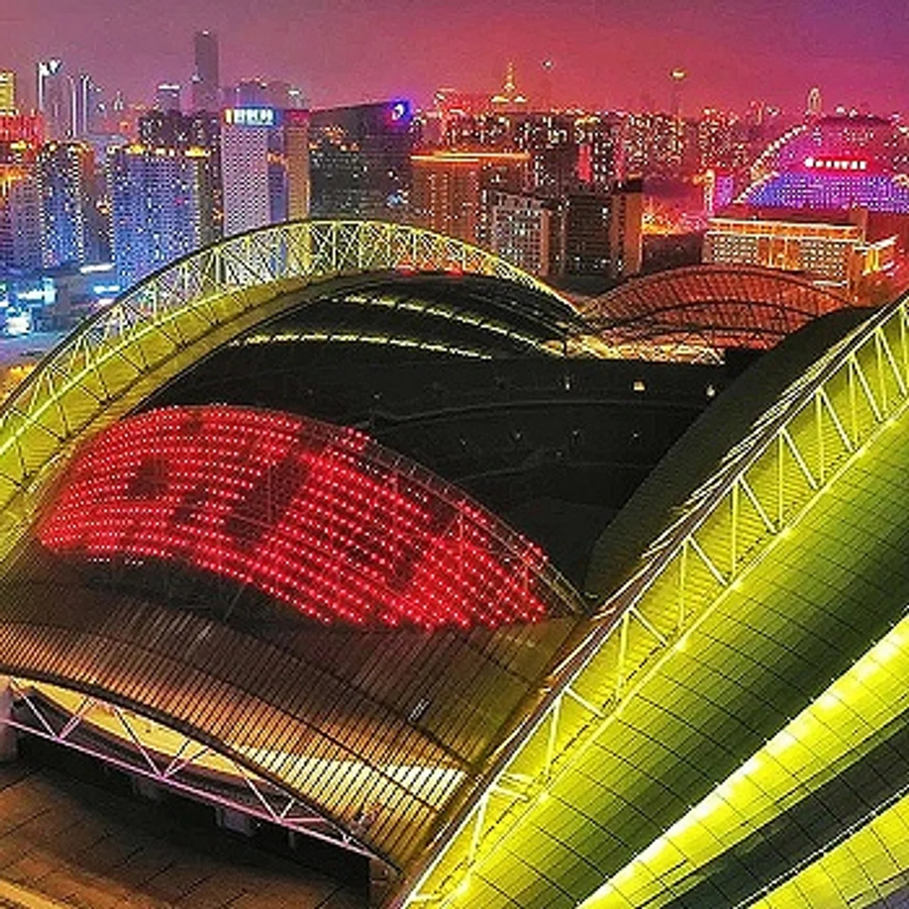 【图集】全国多处地标建筑元宵亮灯,为武汉加油!为中国加油!