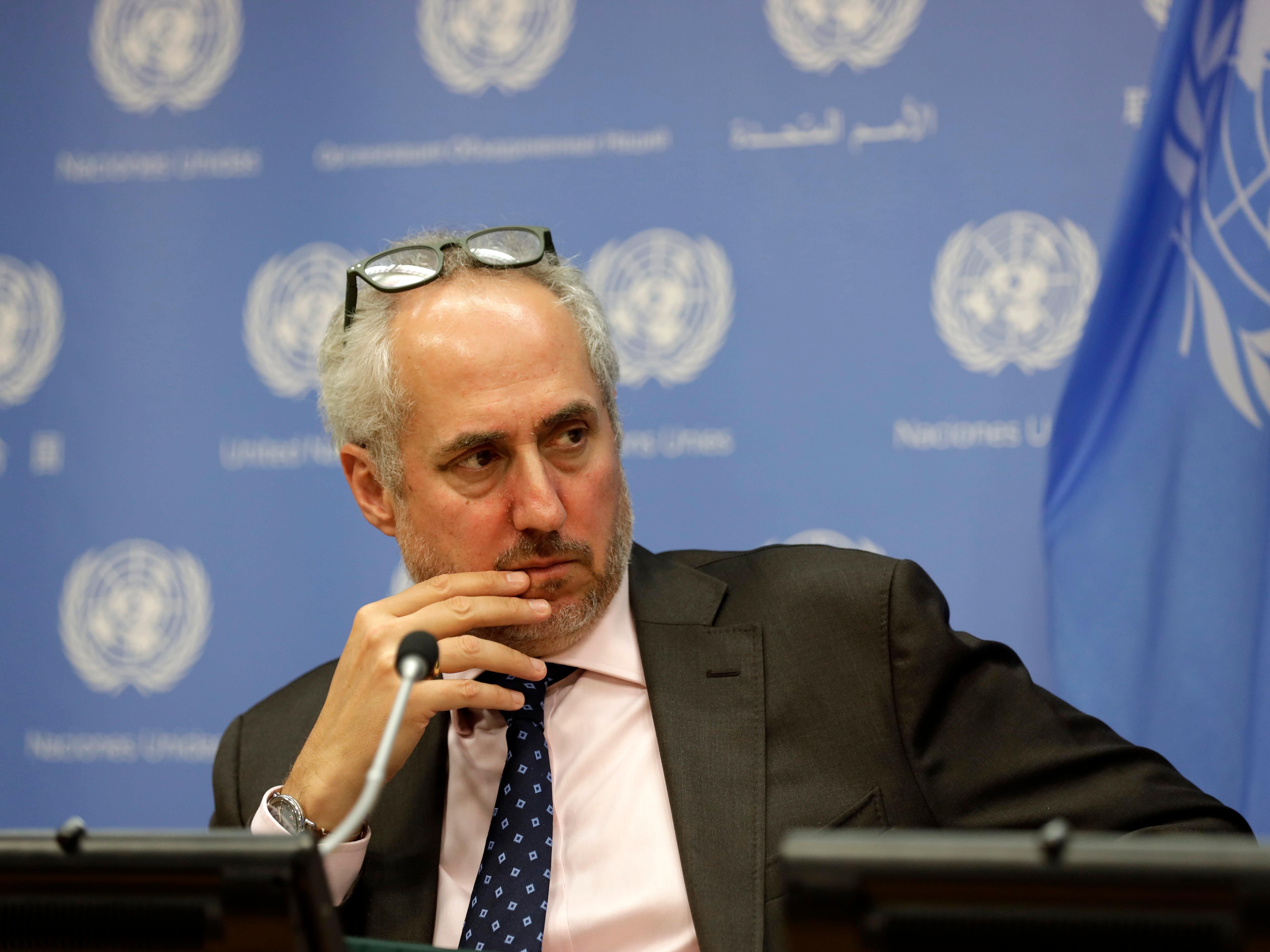 UN "in touch with" U.S. over visa issues