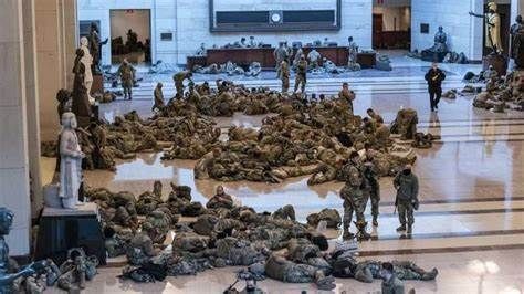 2.5万美士兵将前往首都进行安保：没接受新冠检测 只量体温