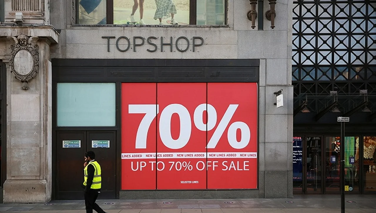 两年不到又濒临破产,昔日英国高街潮牌Topshop命悬一线