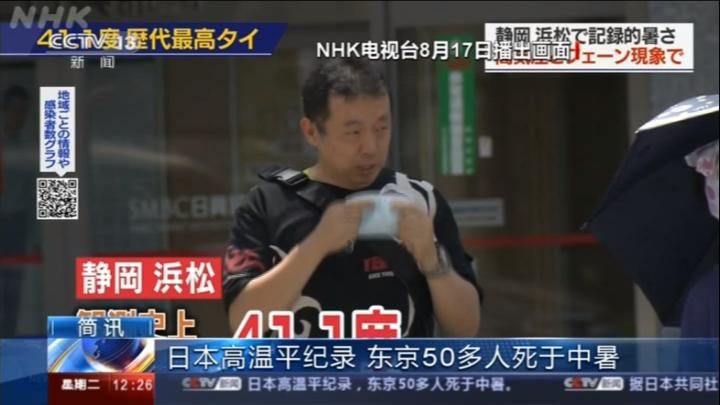 日本中暑人数一周内破万至少79死 加重医疗负担