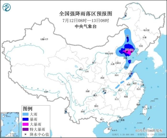 华北黄淮等地有强降水 江南华南等地有高温天气 