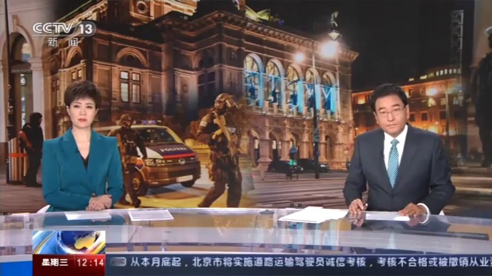 奥地利维也纳恐袭：16名嫌疑人中半数被提请拘留