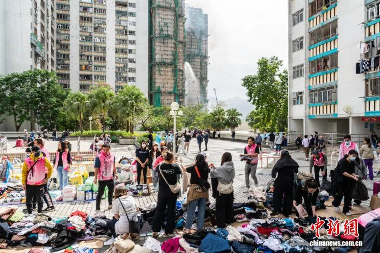 香港社会各界同心支援大埔受灾民众
