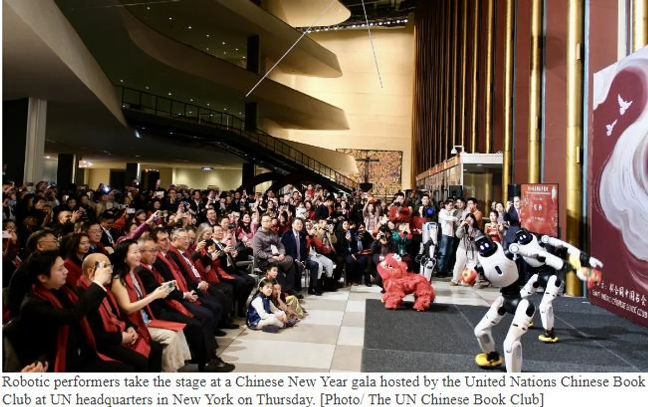 Chinese robots and culture converge at UN's Year of the Horse celebration