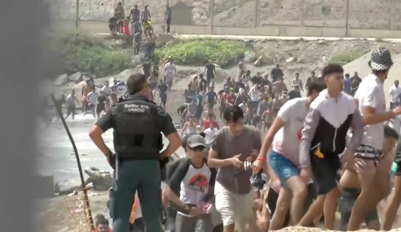 Spain reinforces Ceuta border as migrant surge leaves at least 9 dead
