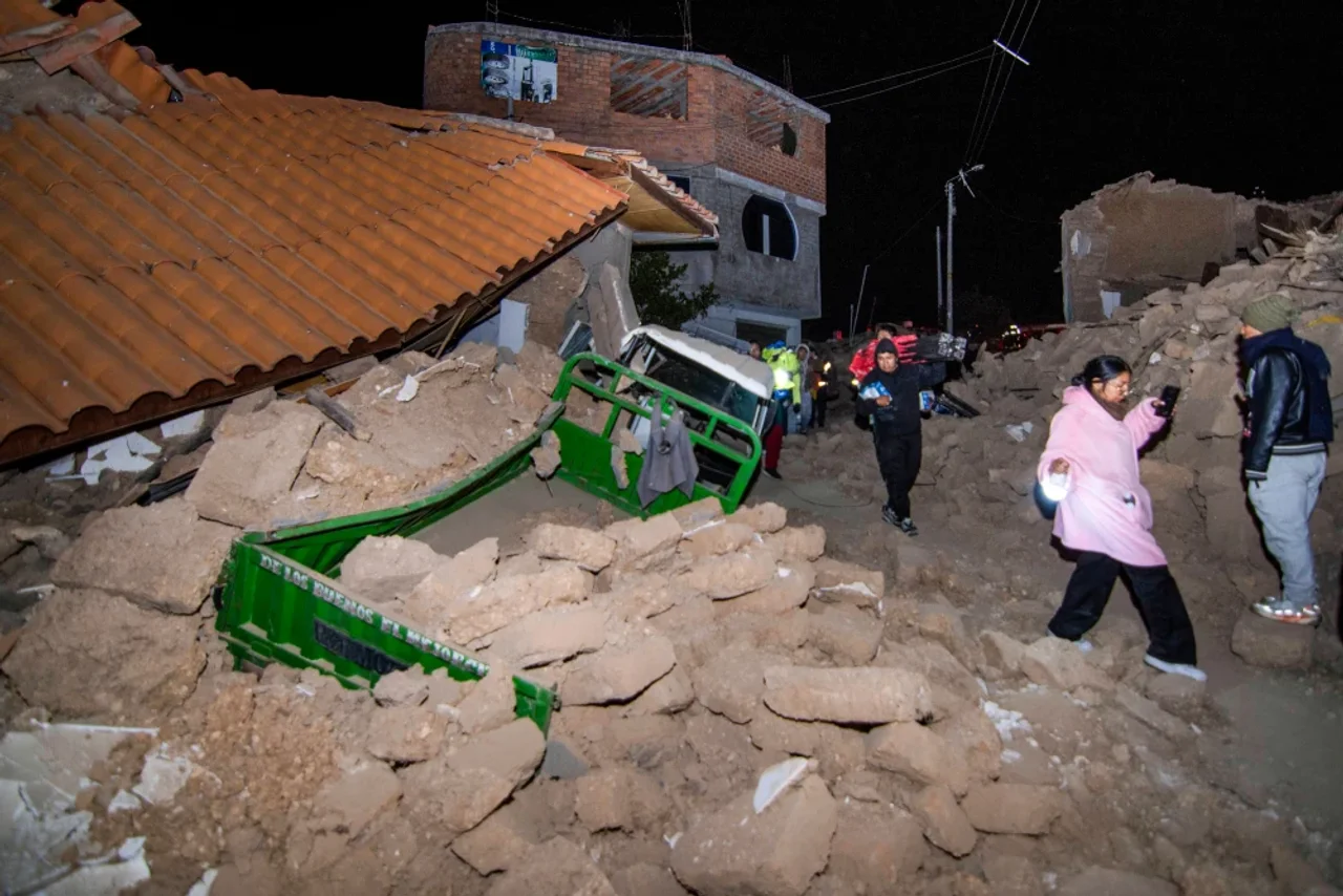 秘鲁安第斯山脉发生5.5级地震,至少5人死亡