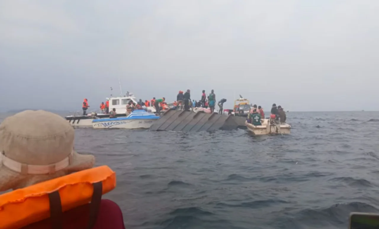 津巴布韦卡里巴湖渡轮倾覆,致44人死亡